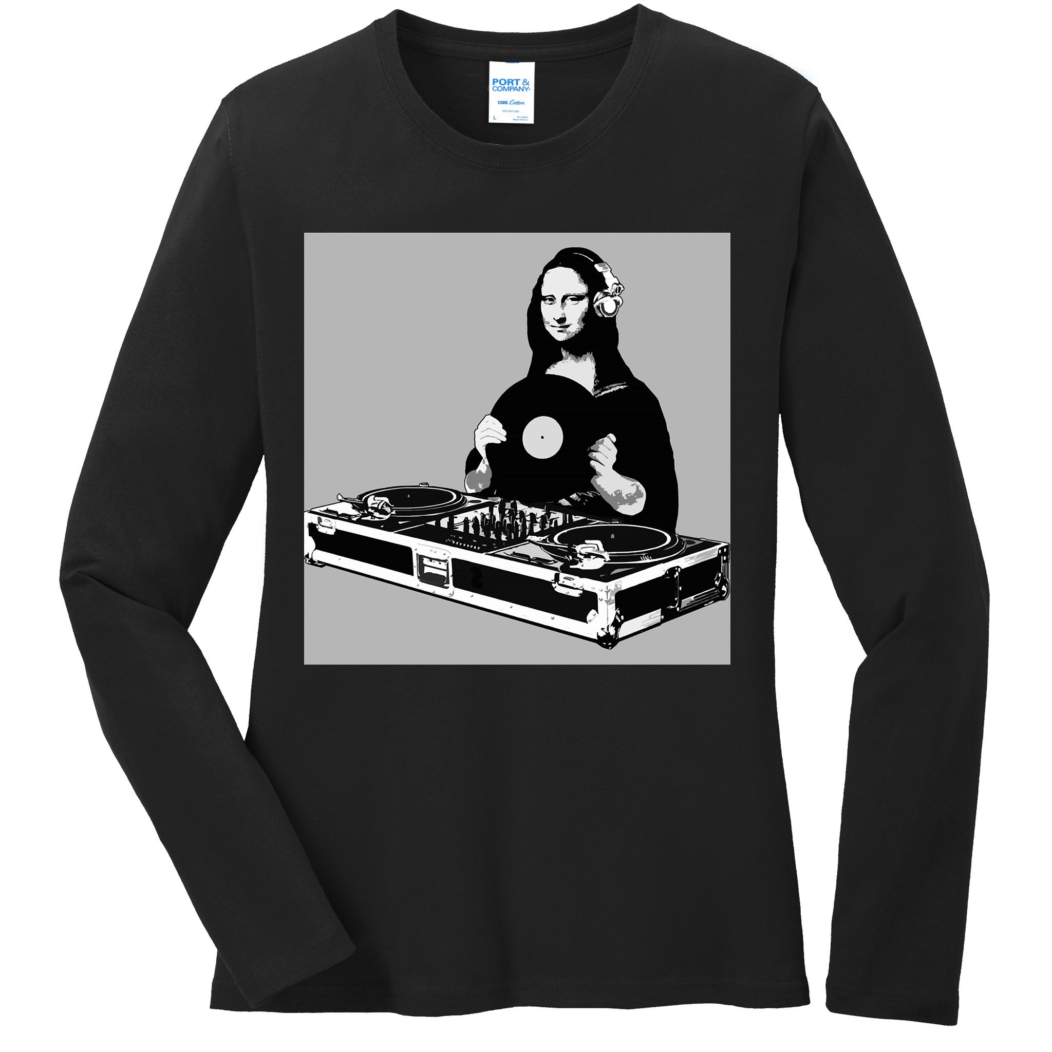 DJ Mona Lisa Ladies Long Sleeve Shirt