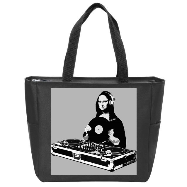 DJ Mona Lisa Zip Tote Bag