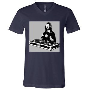 DJ Mona Lisa V-Neck T-Shirt