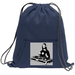 DJ Mona Lisa Sweatshirt Cinch Pack Bag