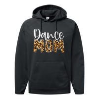 Dance Mom Leopard Funny Dance Mom Mother's Day Performance Fleece Hoodie