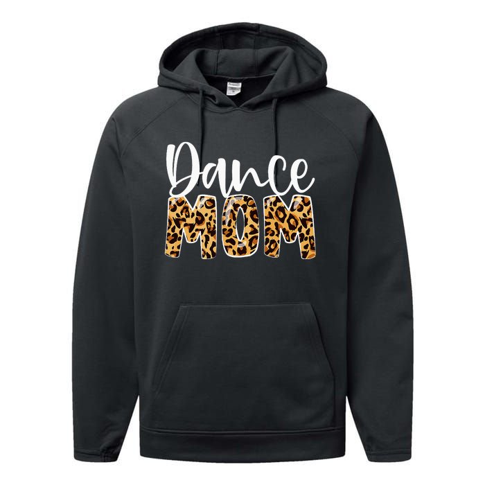 Dance Mom Leopard Funny Dance Mom Mother's Day Performance Fleece Hoodie