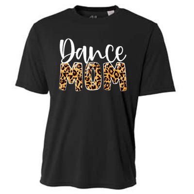 Dance Mom Leopard Funny Dance Mom Mother's Day Cooling Performance Crew T-Shirt