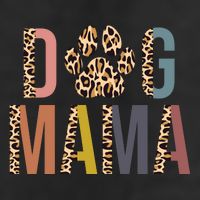 Dog Mama Leopard Paw Print 25L Jumbo Tote