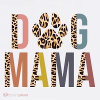 Dog Mama Leopard Paw Print Apron