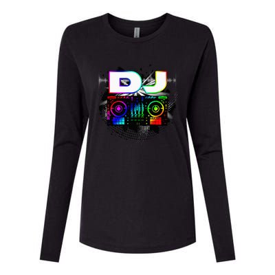 Dj Music Lover Music Player Sound Cool Funny Gift Womens Cotton Relaxed Long Sleeve T-Shirt