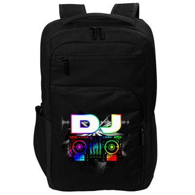 Dj Music Lover Music Player Sound Cool Funny Gift Impact Tech Backpack