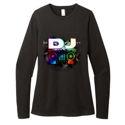 Dj Music Lover Music Player Sound Cool Funny Gift Womens CVC Long Sleeve Shirt