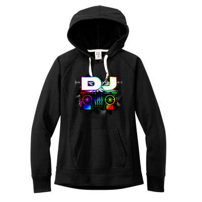 Dj Music Lover Music Player Sound Cool Funny Gift Women's Fleece Hoodie