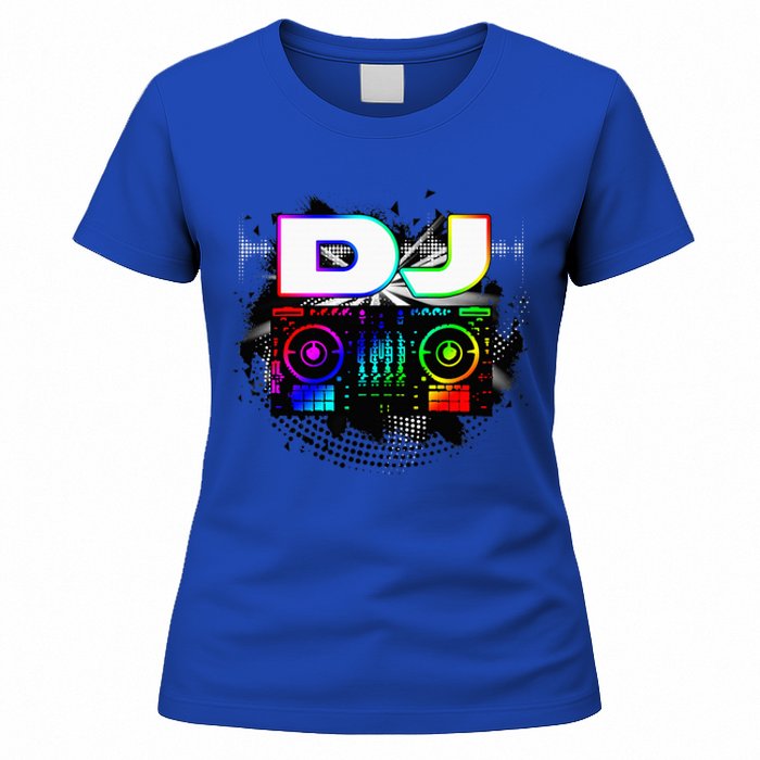 Dj Music Lover Music Player Sound Cool Funny Gift Women's T-Shirt