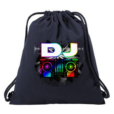 Dj Music Lover Music Player Sound Cool Funny Gift Drawstring Bag