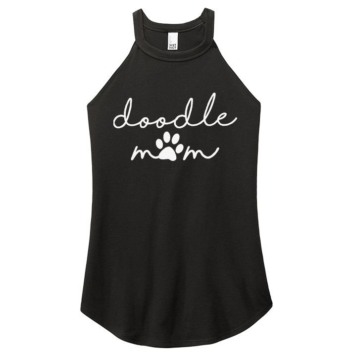 Doodle Mom Labradoodle Bernedoodle Goldendoodle Mama Women's Perfect Tri Rocker Tank