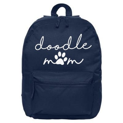 Doodle Mom Labradoodle Bernedoodle Goldendoodle Mama 16 in Basic Backpack