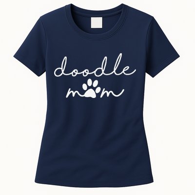 Doodle Mom Labradoodle Bernedoodle Goldendoodle Mama Womens T-Shirt