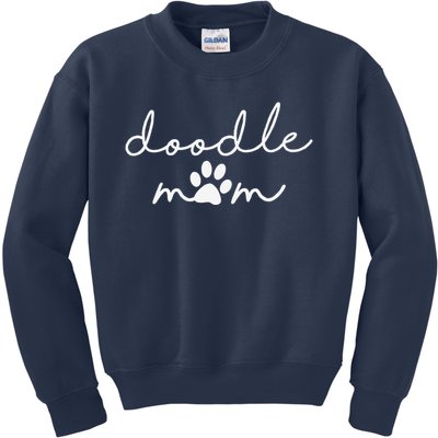 Doodle Mom Labradoodle Bernedoodle Goldendoodle Mama Kids Sweatshirt