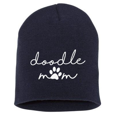 Doodle Mom Labradoodle Bernedoodle Goldendoodle Mama Short Acrylic Beanie