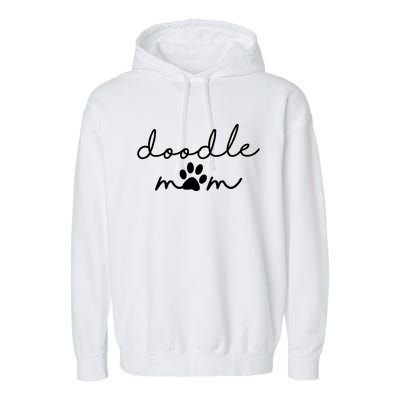 Doodle Mom Labradoodle Bernedoodle Goldendoodle Mama Garment-Dyed Fleece Hoodie