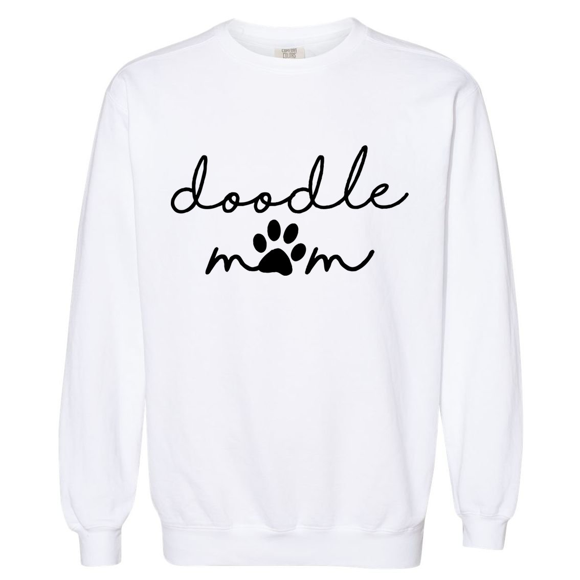 Doodle Mom Labradoodle Bernedoodle Goldendoodle Mama Garment-Dyed Sweatshirt