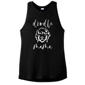 Doodle Mama Labradoodle Golden Doodle Dog Lover Mom Tee Sweatshirt Ladies PosiCharge Tri-Blend Wicking Tank