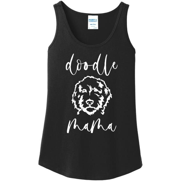 Doodle Mama Labradoodle Golden Doodle Dog Lover Mom Tee Sweatshirt Ladies Essential Tank