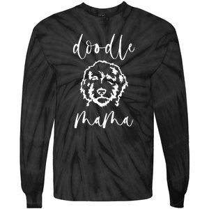 Doodle Mama Labradoodle Golden Doodle Dog Lover Mom Tee Sweatshirt Tie-Dye Long Sleeve Shirt