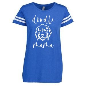 Doodle Mama Labradoodle Golden Doodle Dog Lover Mom Tee Sweatshirt Enza Ladies Jersey Football T-Shirt