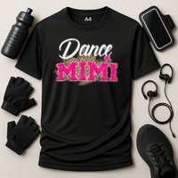 Dance Mimi Leopard Funny Dancing Mimi Mother's Day Cooling Performance Crew T-Shirt