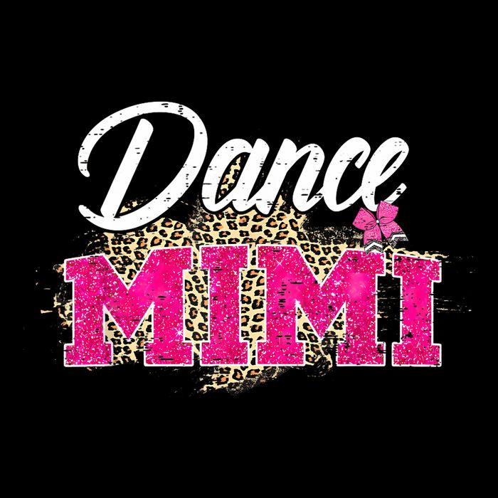 Dance Mimi Leopard Funny Dancing Mimi Mother's Day Cooling Performance Crew T-Shirt