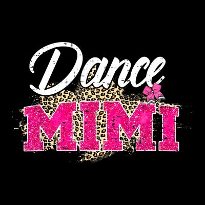 Dance Mimi Leopard Funny Dancing Mimi Mother's Day T-Shirt