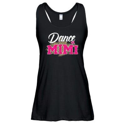 Dance Mimi Leopard Funny Dancing Mimi Mother's Day Ladies Essential Flowy Tank