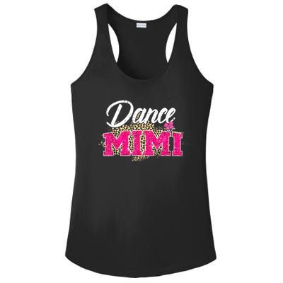 Dance Mimi Leopard Funny Dancing Mimi Mother's Day Ladies PosiCharge Competitor Racerback Tank