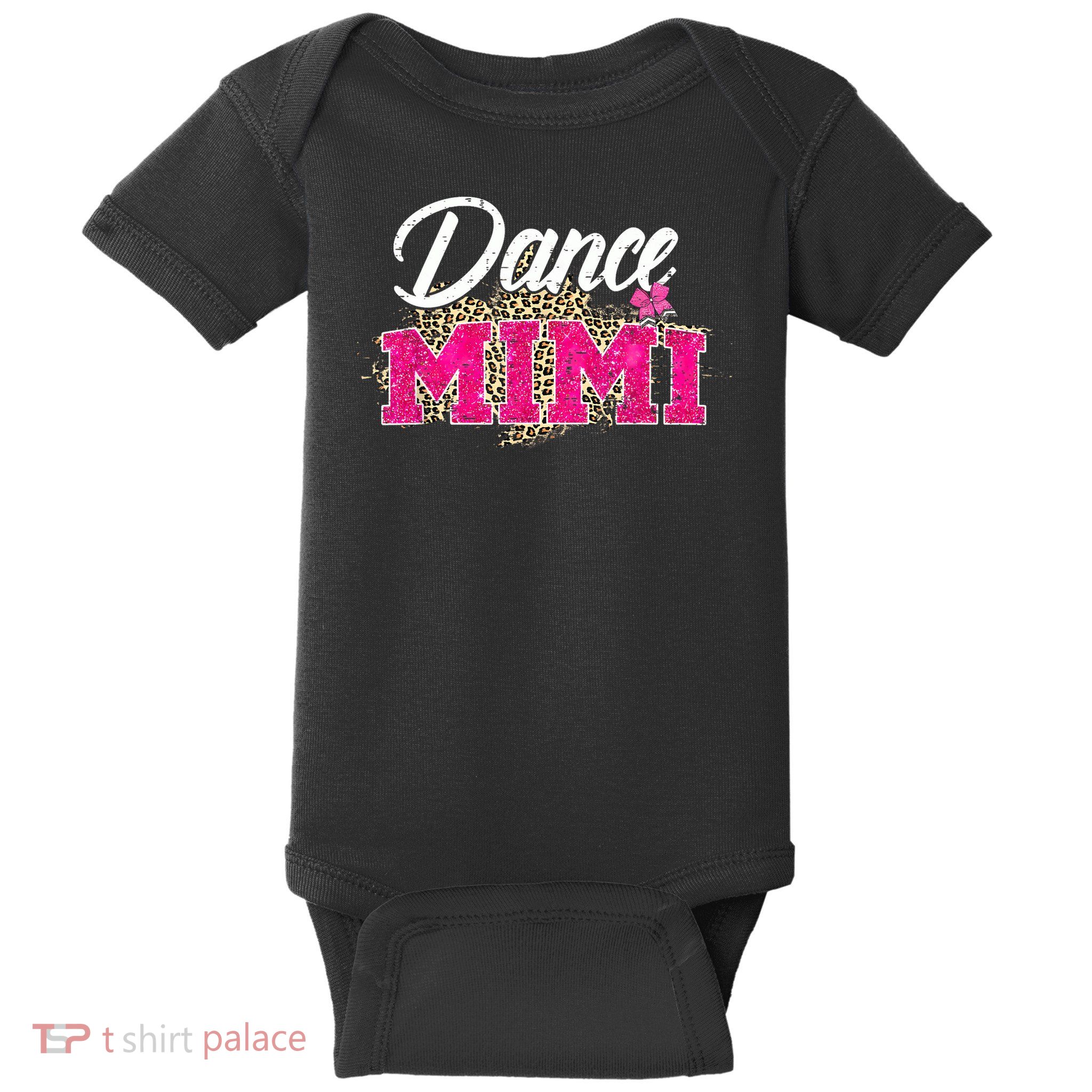 Dance Mimi Leopard Funny Dancing Mimi Mother's Day Baby Bodysuit