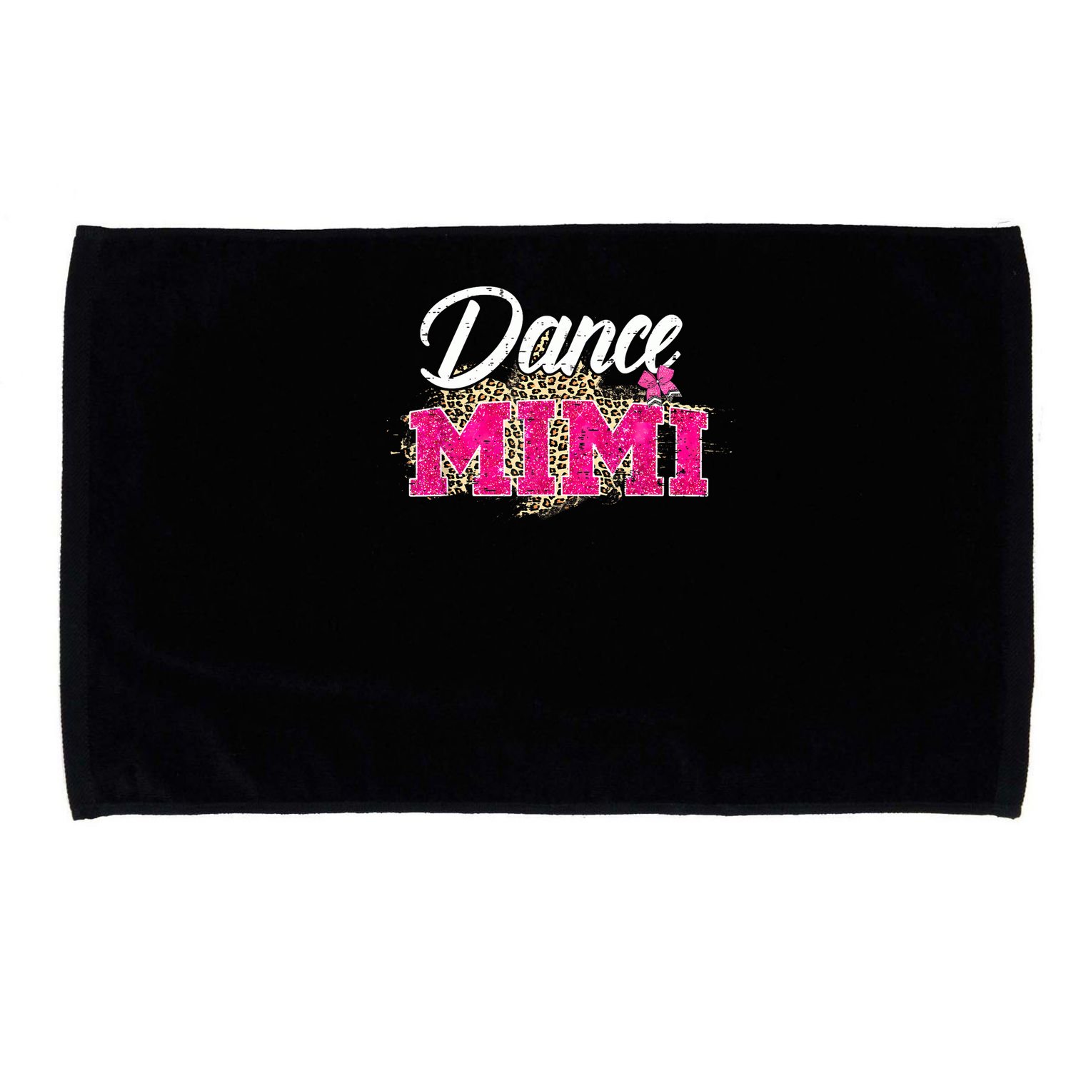 Dance Mimi Leopard Funny Dancing Mimi Mother's Day Microfiber Hand Towel
