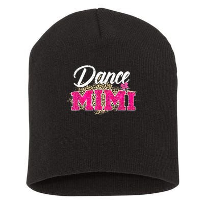 Dance Mimi Leopard Funny Dancing Mimi Mother's Day Short Acrylic Beanie