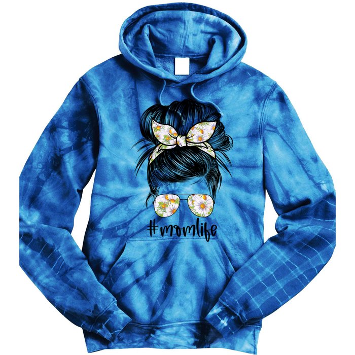 Daisy Mom Life For Wife Loves Daisy Meaningful Gift Tie Dye Hoodie