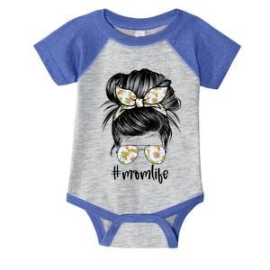 Daisy Mom Life For Wife Loves Daisy Meaningful Gift Infant Baby Jersey Bodysuit