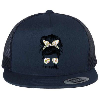 Daisy Mom Life For Wife Loves Daisy Meaningful Gift Flat Bill Trucker Hat