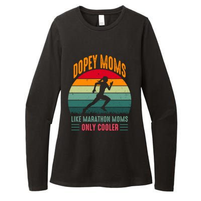 Dopey Moms Like Marathon Moms Only Cooler Vintage Womens CVC Long Sleeve Shirt