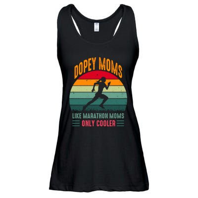 Dopey Moms Like Marathon Moms Only Cooler Vintage Ladies Essential Flowy Tank