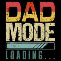 Dad Mode Loading Father's Day New Dad Parent Papa Men Cooling Performance Crew T-Shirt