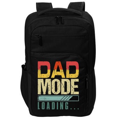 Dad Mode Loading Father's Day New Dad Parent Papa Men Impact Tech Backpack
