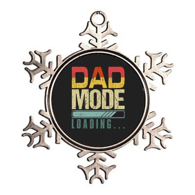Dad Mode Loading Father's Day New Dad Parent Papa Men Metallic Star Ornament