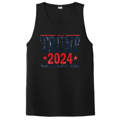 Dunny Make Liberals Cry Again Vintage Trump 2024 PosiCharge Competitor Tank