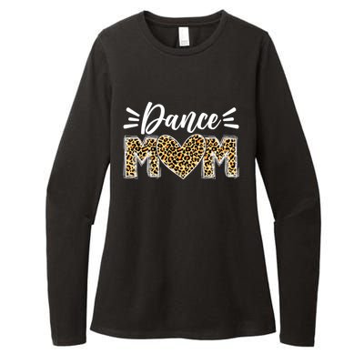 Dance Mom Leopard Funny Dancing Mom MotherS Day Gift Womens CVC Long Sleeve Shirt