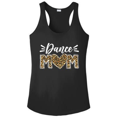 Dance Mom Leopard Funny Dancing Mom MotherS Day Gift Ladies PosiCharge Competitor Racerback Tank