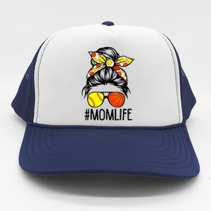 Dy Mom Life Softball Basketball Mommy Mothers Day Trucker Hat