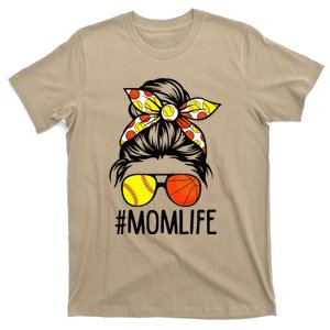 Dy Mom Life Softball Basketball Mommy Mothers Day T-Shirt