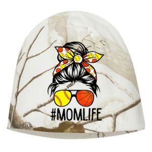 Dy Mom Life Softball Basketball Mommy Mothers Day Kati - Camo Knit Beanie