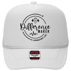 Difference Maker Laborotary Life High Crown Mesh Back Trucker Hat