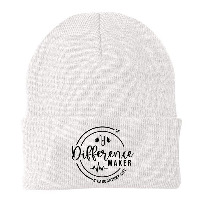 Difference Maker Laborotary Life Knit Cap Winter Beanie